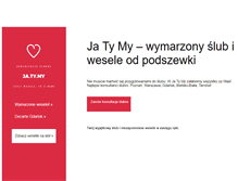 Tablet Screenshot of ja-ty-my.pl